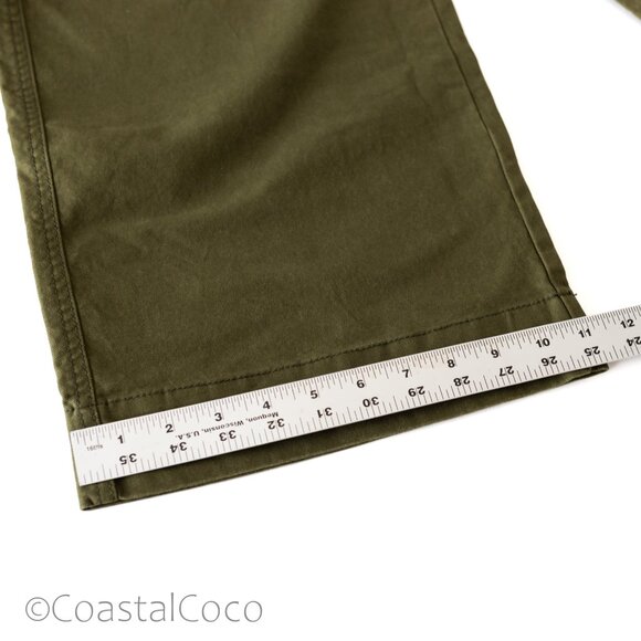 Old Navy Extra High Rise Wide Leg Mariner Jeans 8 P Olive Green Relaxed Fit NWT - Picture 10 of 10